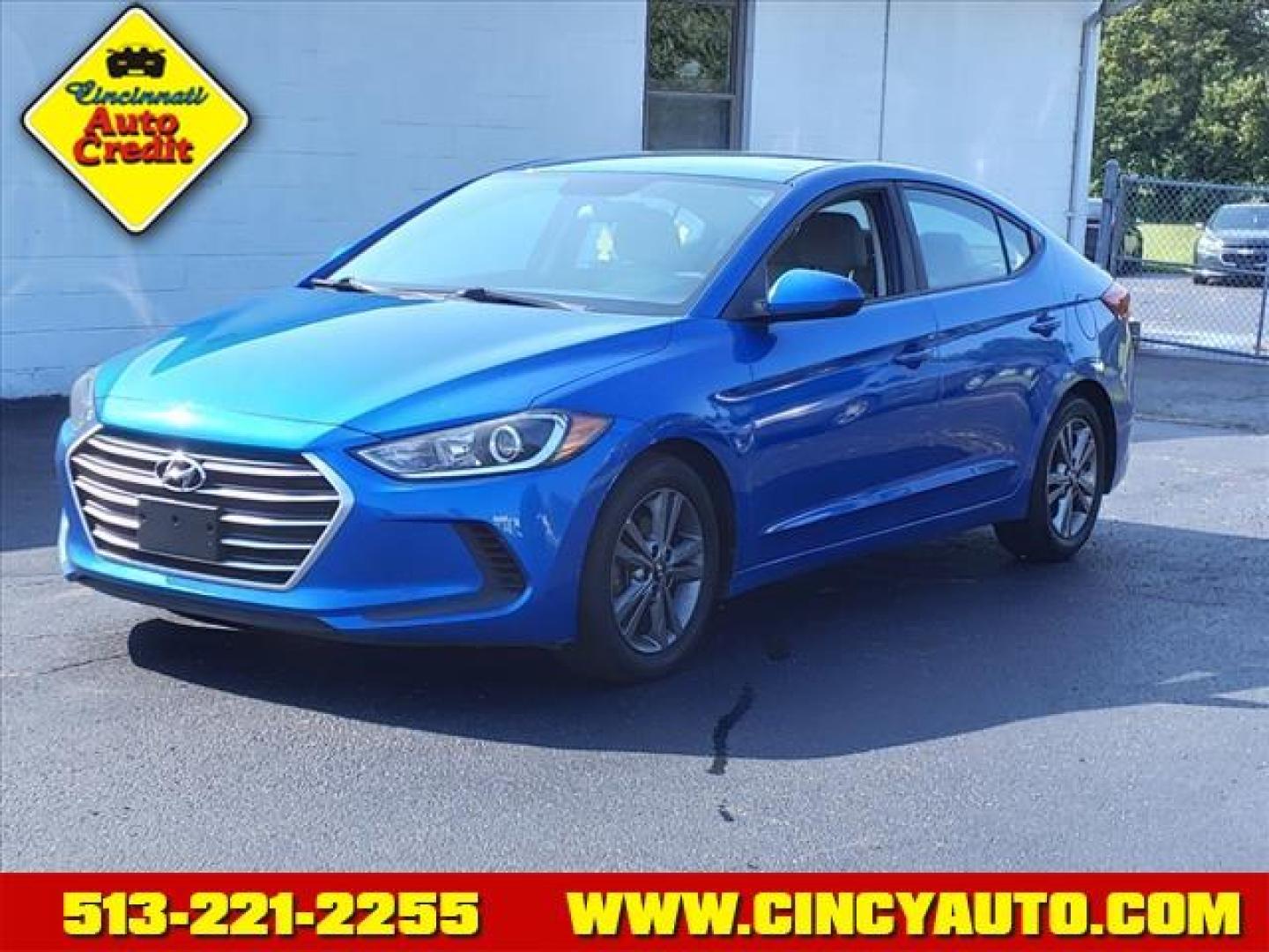 2018 Electric Blue Hyundai ELANTRA Limited (5NPD84LF2JH) with an 2.0L Nu 2.0L I4 147hp 132ft. lbs. Sequential Multiport Fuel Injection engine, 6-Speed Shiftable Automatic transmission, located at 5489 Dixie Highway, Fairfield, OH, 45014, (513) 221-2255, 39.333084, -84.523834 - Photo#0