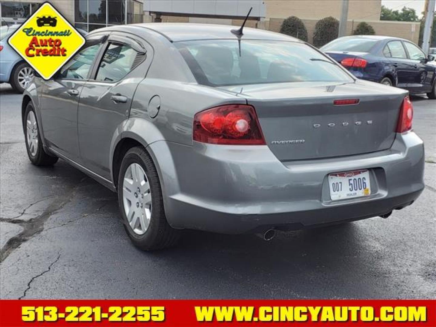 2013 Tungsten Metallic Clear Coat Dodge Avenger SE (1C3CDZAG4DN) with an 3.6L Pentastar 3.6L Flex Fuel Sequential Multiport Fuel Injection engine, 6-Speed Shiftable Automatic transmission, located at 2813 Gilbert Avenue, Cincinnati, OH, 45206, (513) 221-2255, 39.130219, -84.489189 - Photo#2