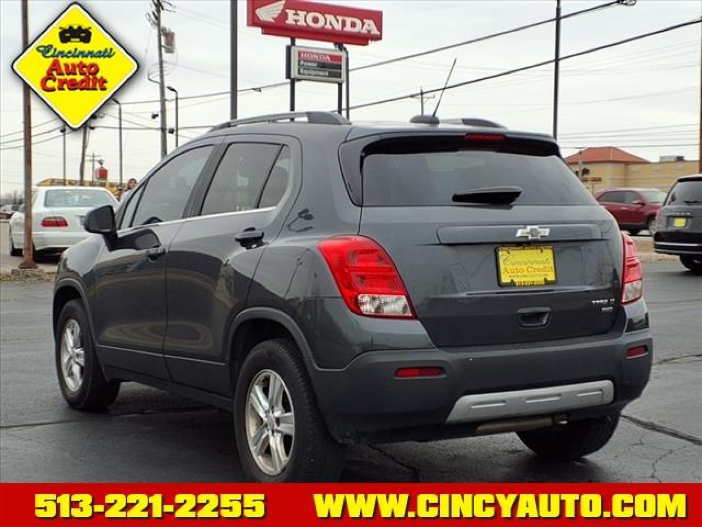 2016 Cyber Gray Metallic Gbv Chevrolet Trax LT (3GNCJPSB4GL) with an 1.4L Ecotec 1.4L Turbo I4 138hp 148ft. lbs. Sequential Multiport Fuel Injection engine, 6-Speed Shiftable Automatic transmission, located at 5489 Dixie Highway, Fairfield, OH, 45014, (513) 221-2255, 39.333084, -84.523834 - Photo#2