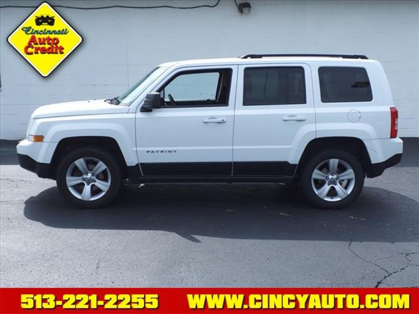 2014 Bright White Clear Coat Jeep Patriot Latitude (1C4NJRFB1ED) with an 2.4L 2.4L I4 172hp 165ft. lbs. Sequential Multiport Fuel Injection engine, 6-Speed Shiftable Automatic transmission, located at 5489 Dixie Highway, Fairfield, OH, 45014, (513) 221-2255, 39.333084, -84.523834 - Photo#1