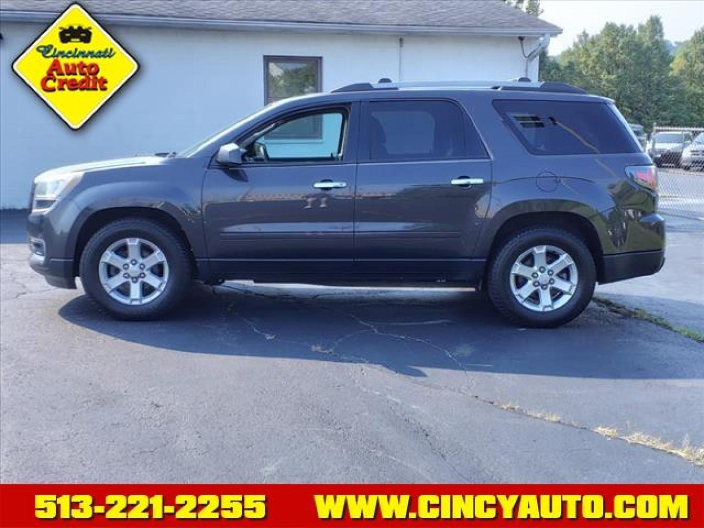 2014 Cyber Gray Metallic GMC Acadia SLE-2 (1GKKRPKD4EJ) with an 3.6L 3.6L V6 288hp 270ft. lbs. Direct Injection engine, 6-Speed Shiftable Automatic transmission, located at 5489 Dixie Highway, Fairfield, OH, 45014, (513) 221-2255, 39.333084, -84.523834 - Photo#1