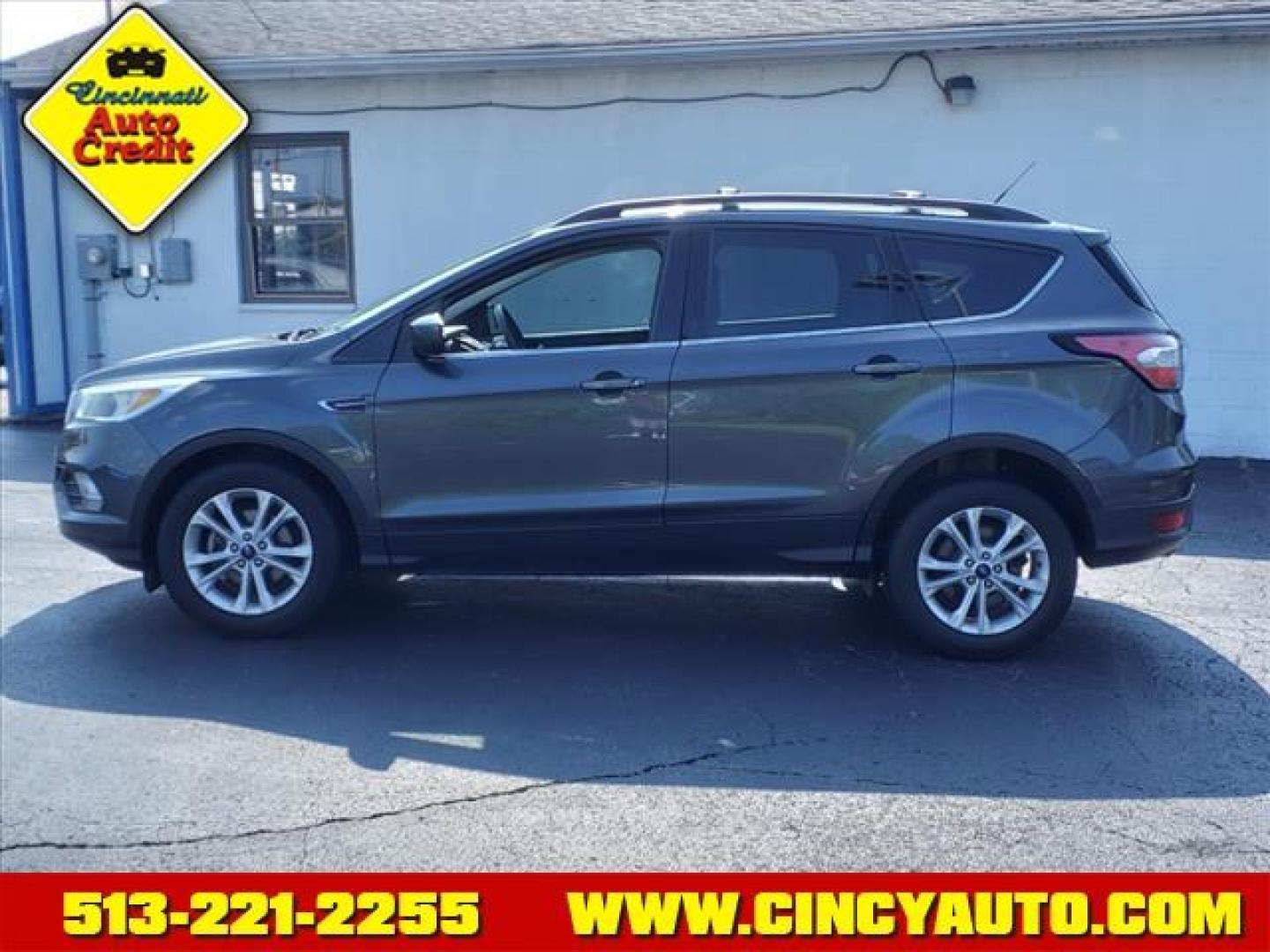 2018 Magnetic Ford Escape SE (1FMCU0GD5JU) with an 1.5L EcoBoost 1.5L Turbo I4 179hp 177ft. lbs. Direct Injection engine, 6-Speed Shiftable Automatic transmission, located at 5489 Dixie Highway, Fairfield, OH, 45014, (513) 221-2255, 39.333084, -84.523834 - Photo#1