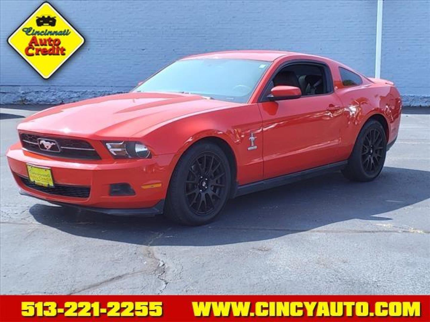 2012 Race Red Ford Mustang V6 (1ZVBP8AM2C5) with an 3.7L 3.7L V6 305hp 280ft. lbs. Sequential Multiport Fuel Injection engine, 6-Speed Automatic transmission, located at 2813 Gilbert Avenue, Cincinnati, OH, 45206, (513) 221-2255, 39.130219, -84.489189 - Photo#0