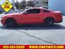 2012 Race Red Ford Mustang V6 (1ZVBP8AM2C5) with an 3.7L 3.7L V6 305hp 280ft. lbs. Sequential Multiport Fuel Injection engine, 6-Speed Automatic transmission, located at 2813 Gilbert Avenue, Cincinnati, OH, 45206, (513) 221-2255, 39.130219, -84.489189 - Photo#1