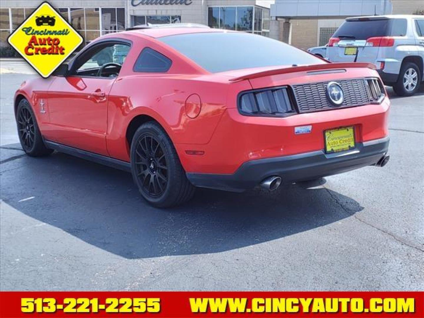 2012 Race Red Ford Mustang V6 (1ZVBP8AM2C5) with an 3.7L 3.7L V6 305hp 280ft. lbs. Sequential Multiport Fuel Injection engine, 6-Speed Automatic transmission, located at 2813 Gilbert Avenue, Cincinnati, OH, 45206, (513) 221-2255, 39.130219, -84.489189 - Photo#2