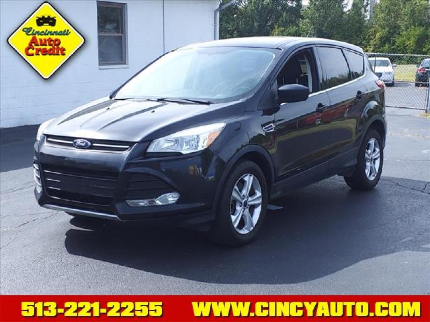 2015 Tuxedo Black Metallic Ford Escape SE (1FMCU9GX9FU) with an 1.6L EcoBoost 1.6L Turbo I4 178hp 184ft. lbs. Direct Injection engine, 6-Speed Shiftable Automatic transmission, located at 5489 Dixie Highway, Fairfield, OH, 45014, (513) 221-2255, 39.333084, -84.523834 - Photo#0