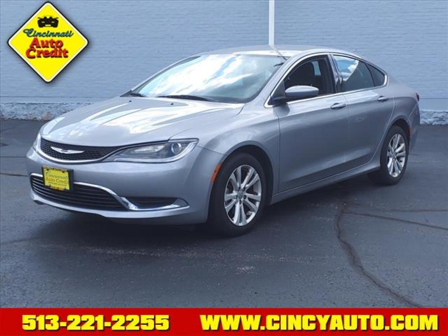 2015 Billet Silver Metallic Clear Coat Chrysler 200 Limited (1C3CCCAB7FN) with an 2.4L 2.4L I4 184hp 173ft. lbs. Sequential Multiport Fuel Injection engine, 9-Speed Shiftable Automatic transmission, located at 2813 Gilbert Avenue, Cincinnati, OH, 45206, (513) 221-2255, 39.130219, -84.489189 - Photo#0