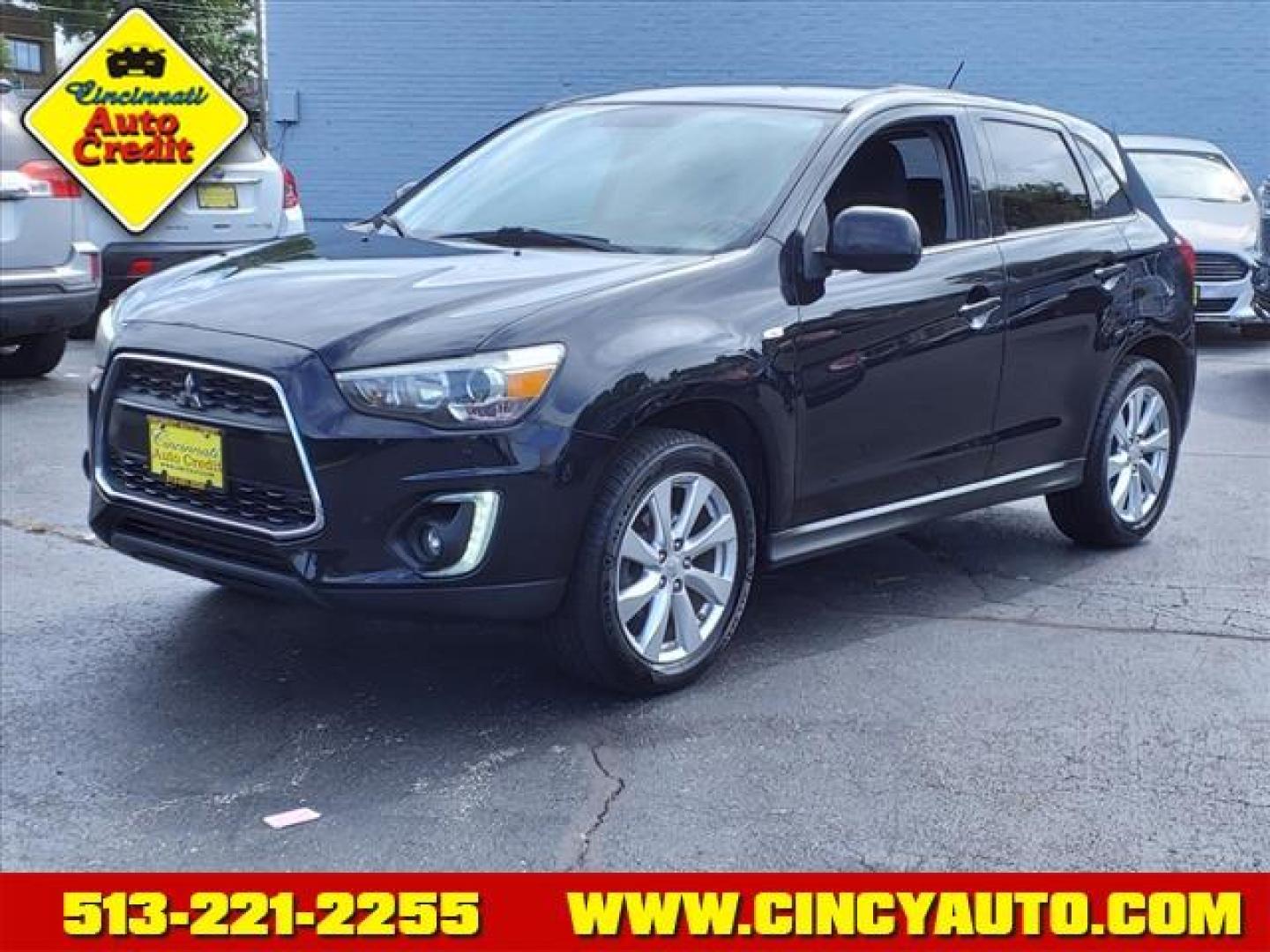 2015 Labrador Black Pearl Mitsubishi Outlander Sport SE (4A4AP4AU5FE) with an 2.0L 2.0L I4 148hp 145ft. lbs. Sequential Multiport Fuel Injection engine, CVT transmission, located at 2813 Gilbert Avenue, Cincinnati, OH, 45206, (513) 221-2255, 39.130219, -84.489189 - Photo#0