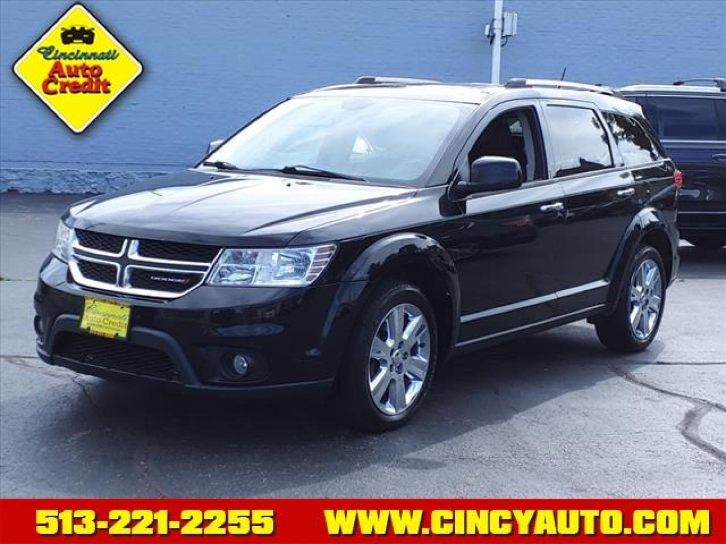 2015 Pitch Black Clear Coat Dodge Journey Limited (3C4PDCDGXFT) with an 3.6L Pentastar 3.6L Flex Fuel V6 283hp 260ft. lbs. Sequential Multiport Fuel Injection engine, 6-Speed Shiftable Automatic transmission, located at 2813 Gilbert Avenue, Cincinnati, OH, 45206, (513) 221-2255, 39.130219, -84.489189 - Photo#0