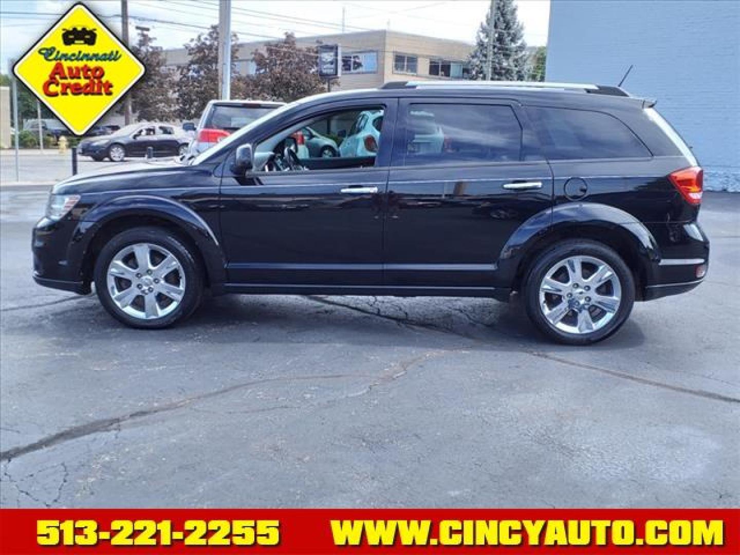 2015 Pitch Black Clear Coat Dodge Journey Limited (3C4PDCDGXFT) with an 3.6L Pentastar 3.6L Flex Fuel V6 283hp 260ft. lbs. Sequential Multiport Fuel Injection engine, 6-Speed Shiftable Automatic transmission, located at 2813 Gilbert Avenue, Cincinnati, OH, 45206, (513) 221-2255, 39.130219, -84.489189 - Photo#1