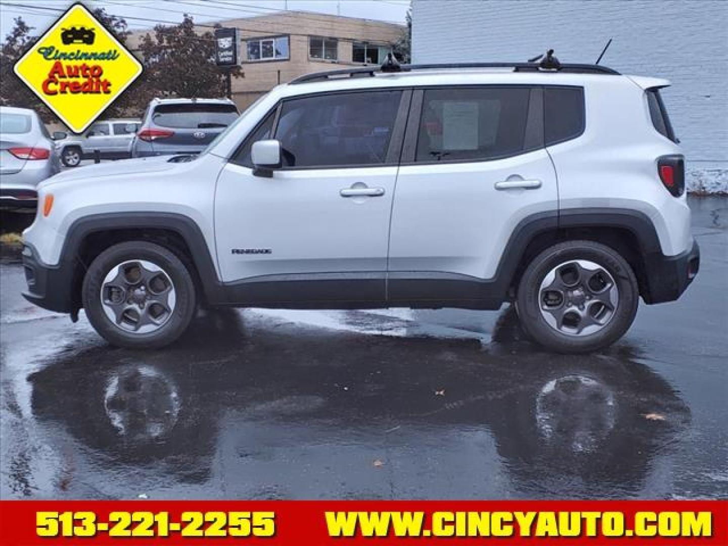 2015 Glacier Metallic Jeep Renegade Latitude (ZACCJABH1FP) with an 1.4L 1.4L Turbo I4 160hp 184ft. lbs. Sequential Multiport Fuel Injection engine, 6-Speed Manual transmission, located at 2813 Gilbert Avenue, Cincinnati, OH, 45206, (513) 221-2255, 39.130219, -84.489189 - Photo#1