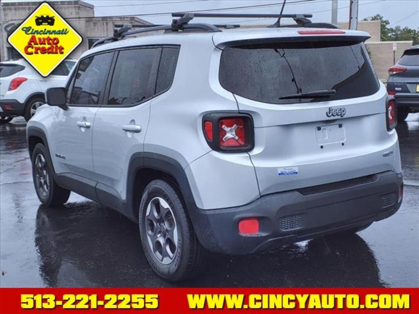 2015 Glacier Metallic Jeep Renegade Latitude (ZACCJABH1FP) with an 1.4L 1.4L Turbo I4 160hp 184ft. lbs. Sequential Multiport Fuel Injection engine, 6-Speed Manual transmission, located at 2813 Gilbert Avenue, Cincinnati, OH, 45206, (513) 221-2255, 39.130219, -84.489189 - Photo#2