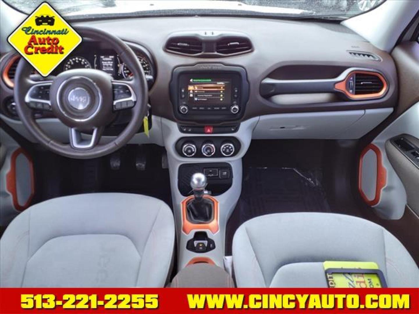 2015 Glacier Metallic Jeep Renegade Latitude (ZACCJABH1FP) with an 1.4L 1.4L Turbo I4 160hp 184ft. lbs. Sequential Multiport Fuel Injection engine, 6-Speed Manual transmission, located at 2813 Gilbert Avenue, Cincinnati, OH, 45206, (513) 221-2255, 39.130219, -84.489189 - Photo#3