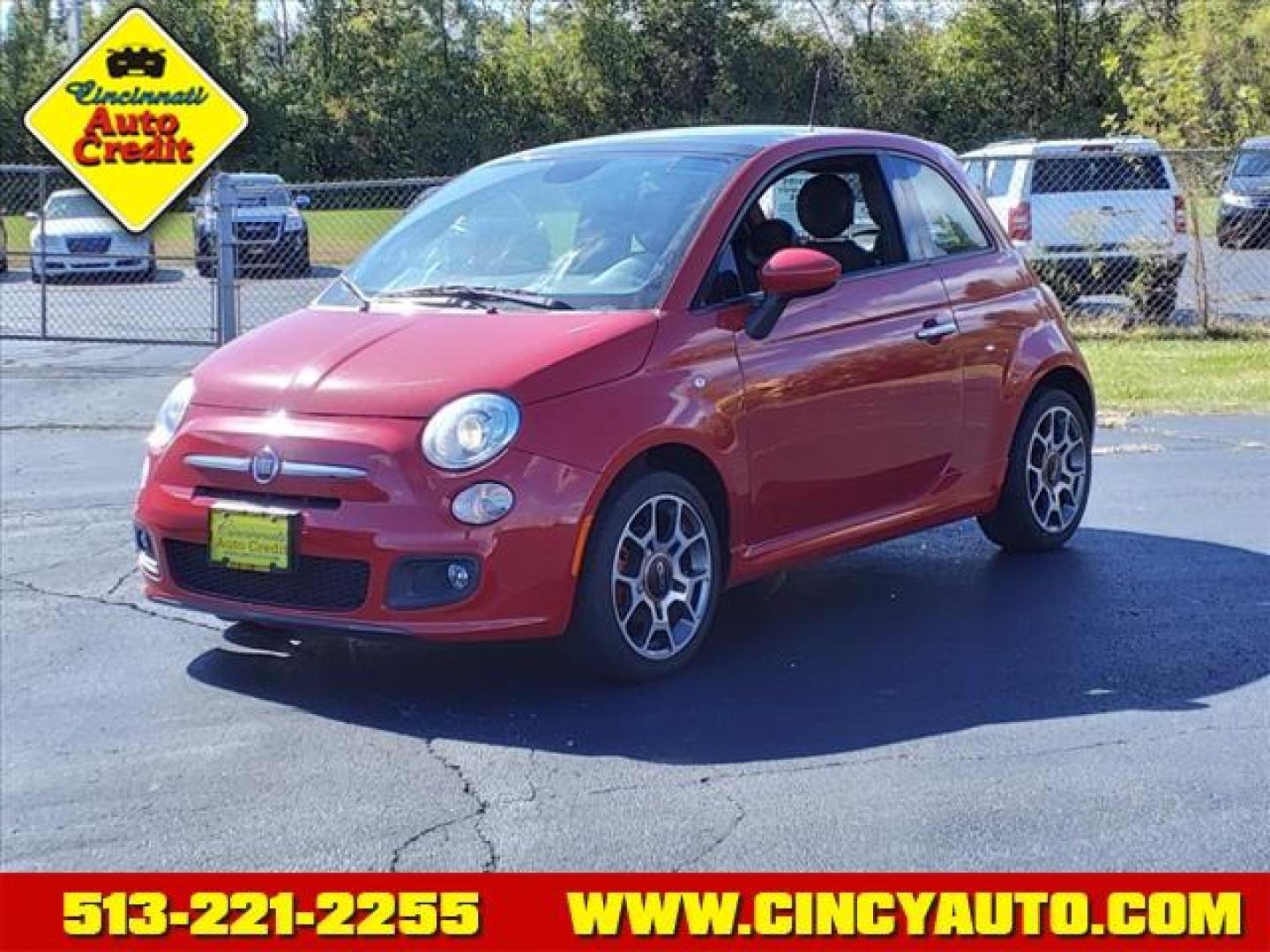 2015 Rame FIAT 500 Sport (3C3CFFBR1FT) with an 1.4L 1.4L I4 101hp 98ft. lbs. Sequential Multiport Fuel Injection engine, 6-Speed Shiftable Automatic transmission, located at 5489 Dixie Highway, Fairfield, OH, 45014, (513) 221-2255, 39.333084, -84.523834 - Photo#0