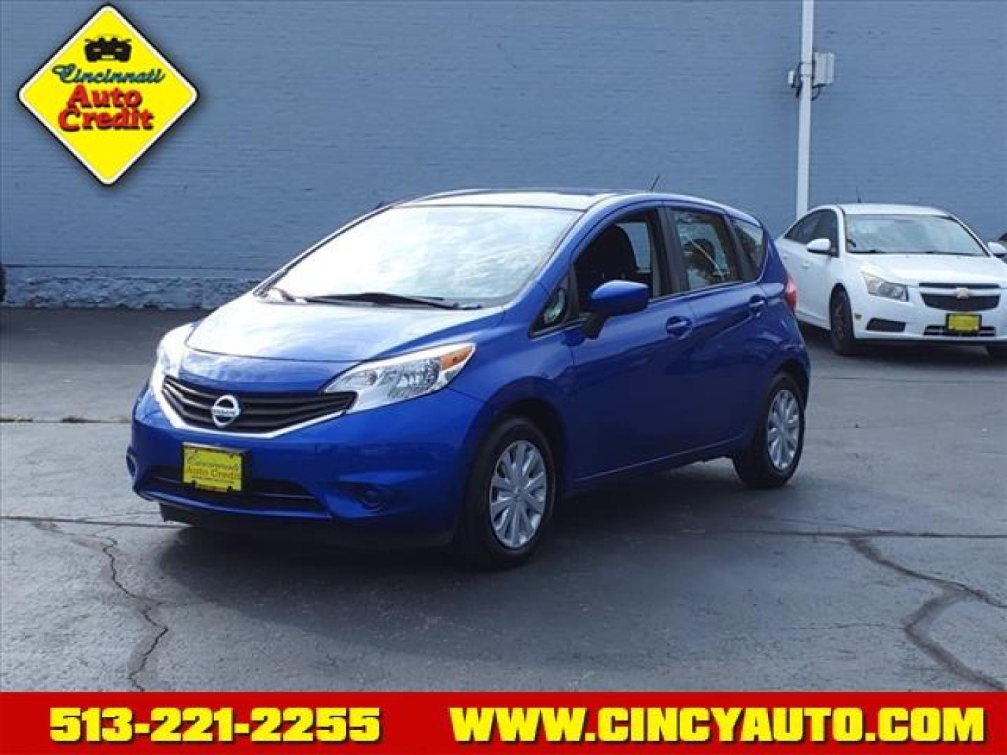 2015 Metallic Blue Nissan Versa Note SV (3N1CE2CP9FL) with an 1.6L 1.6L I4 109hp 107ft. lbs. Sequential Multiport Fuel Injection engine, CVT transmission, located at 2813 Gilbert Avenue, Cincinnati, OH, 45206, (513) 221-2255, 39.130219, -84.489189 - Photo#0