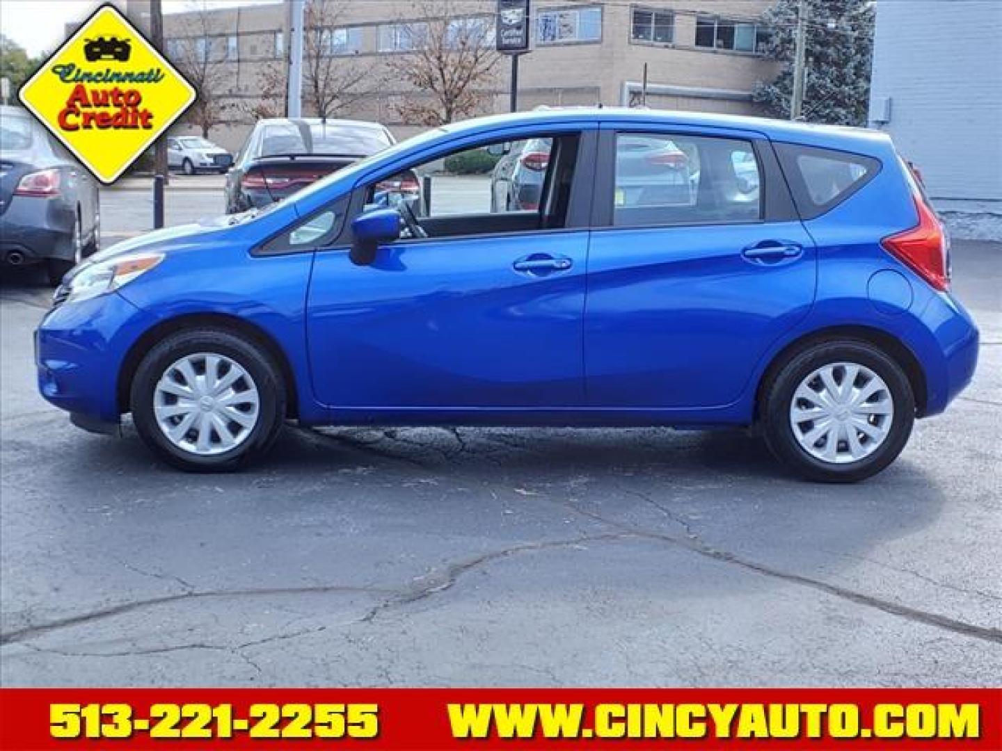 2015 Metallic Blue Nissan Versa Note SV (3N1CE2CP9FL) with an 1.6L 1.6L I4 109hp 107ft. lbs. Sequential Multiport Fuel Injection engine, CVT transmission, located at 2813 Gilbert Avenue, Cincinnati, OH, 45206, (513) 221-2255, 39.130219, -84.489189 - Photo#1