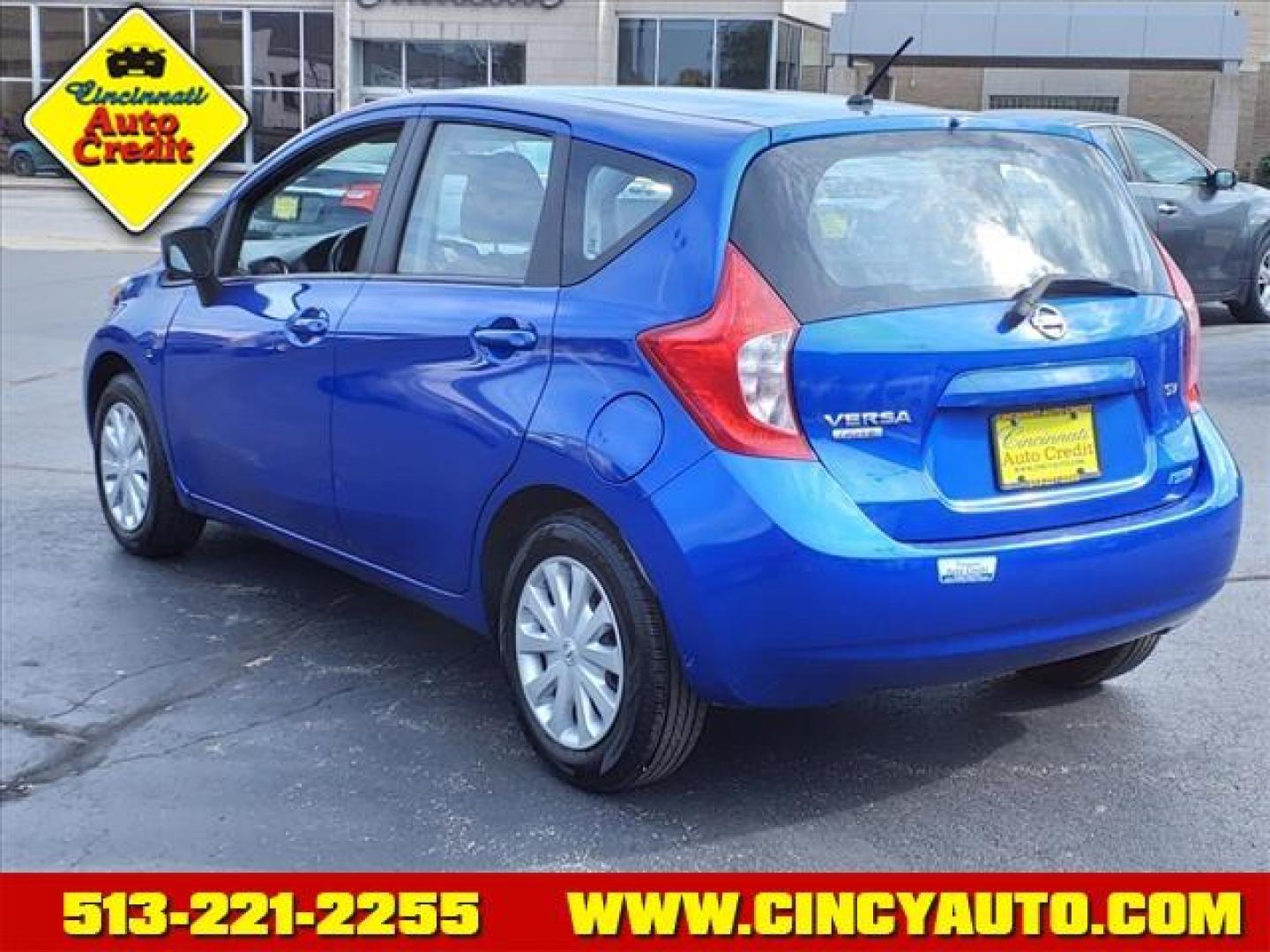 2015 Metallic Blue Nissan Versa Note SV (3N1CE2CP9FL) with an 1.6L 1.6L I4 109hp 107ft. lbs. Sequential Multiport Fuel Injection engine, CVT transmission, located at 2813 Gilbert Avenue, Cincinnati, OH, 45206, (513) 221-2255, 39.130219, -84.489189 - Photo#2