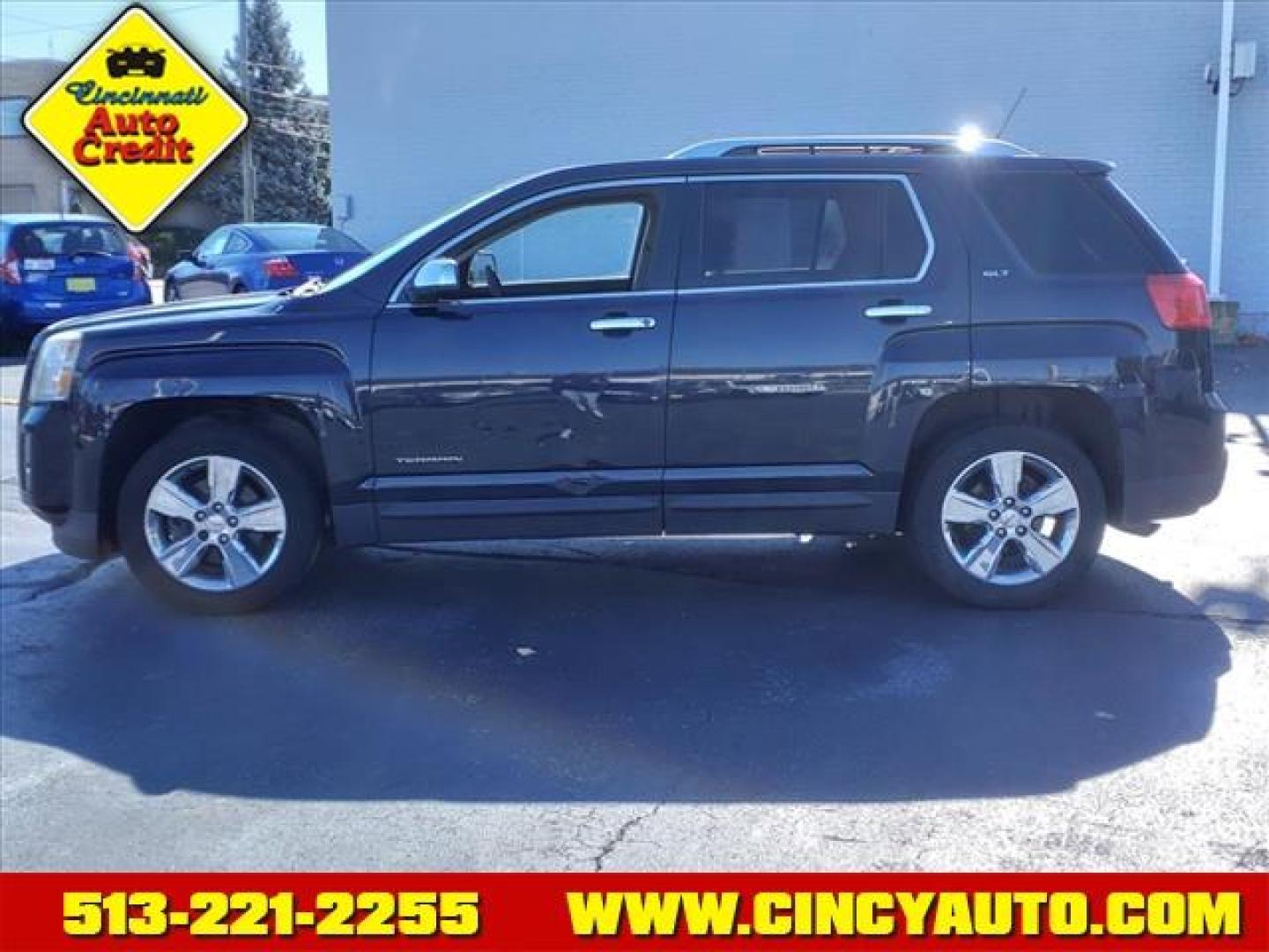 2015 Carbon Black Metallic Gar GMC Terrain SLT-2 (2GKALTEK7F6) with an 2.4L Ecotec 2.4L I4 182hp 172ft. lbs. Direct Injection engine, 6-Speed Shiftable Automatic transmission, located at 2813 Gilbert Avenue, Cincinnati, OH, 45206, (513) 221-2255, 39.130219, -84.489189 - Photo#1