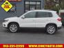 2013 Candy White B4b4 Volkswagen Tiguan S 4Motion (WVGBV3AX2DW) with an 2.0L 2.0L Turbo I4 200hp 207ft. lbs. Direct Injection engine, 6-speed Automatic with Tiptronic transmission, located at 2813 Gilbert Avenue, Cincinnati, OH, 45206, (513) 221-2255, 39.130219, -84.489189 - Photo#1