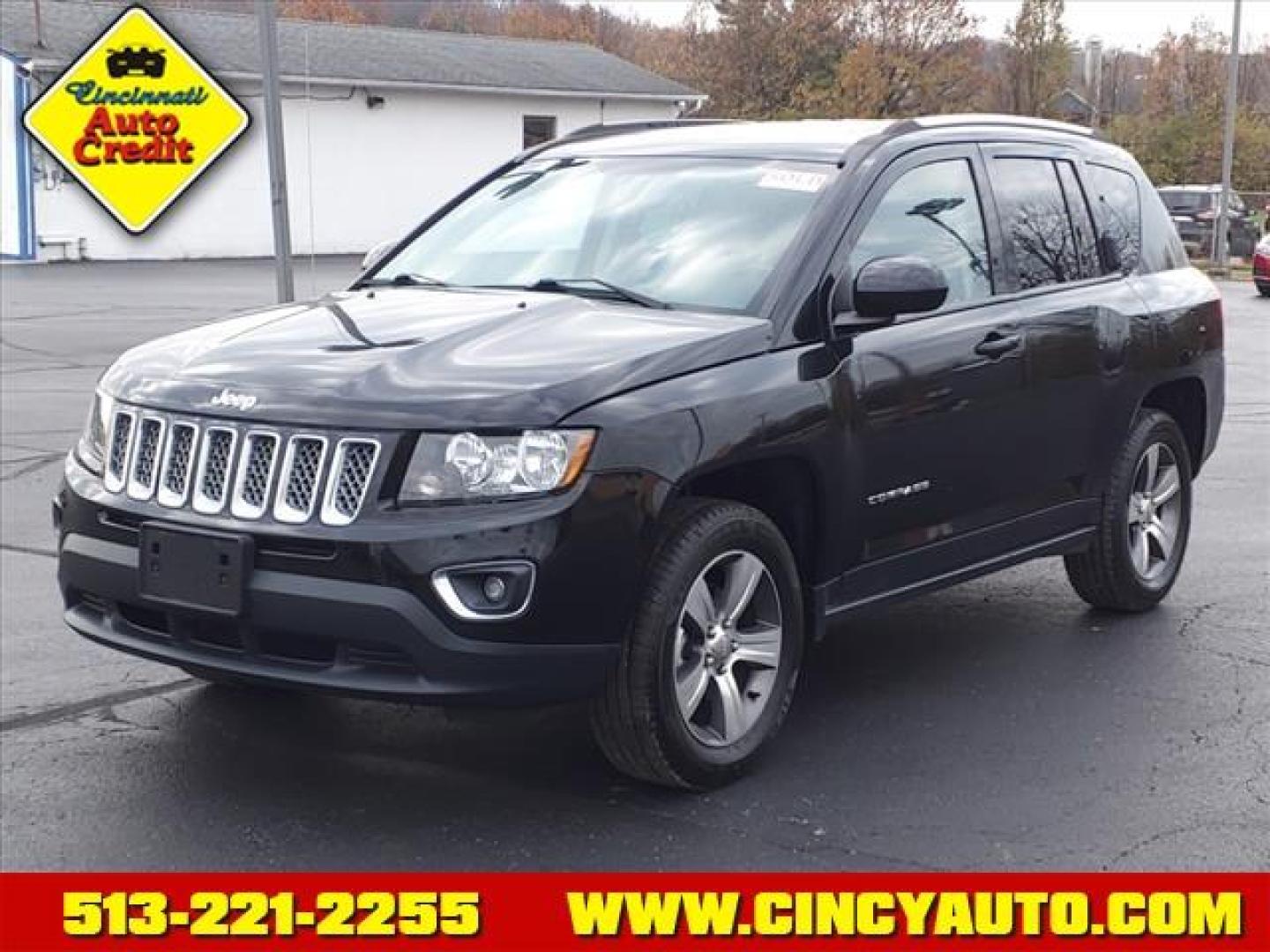 2017 Black Clear Coat Px8 Jeep Compass High Altitude (1C4NJDEBXHD) with an 2.4L 2.4L I4 172hp 165ft. lbs. Sequential Multiport Fuel Injection engine, 6-Speed Shiftable Automatic transmission, located at 5489 Dixie Highway, Fairfield, OH, 45014, (513) 221-2255, 39.333084, -84.523834 - Photo#0