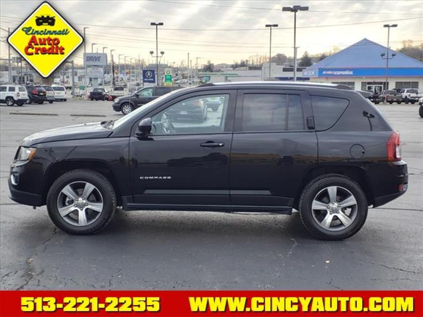 2017 Black Clear Coat Px8 Jeep Compass High Altitude (1C4NJDEBXHD) with an 2.4L 2.4L I4 172hp 165ft. lbs. Sequential Multiport Fuel Injection engine, 6-Speed Shiftable Automatic transmission, located at 5489 Dixie Highway, Fairfield, OH, 45014, (513) 221-2255, 39.333084, -84.523834 - Photo#1