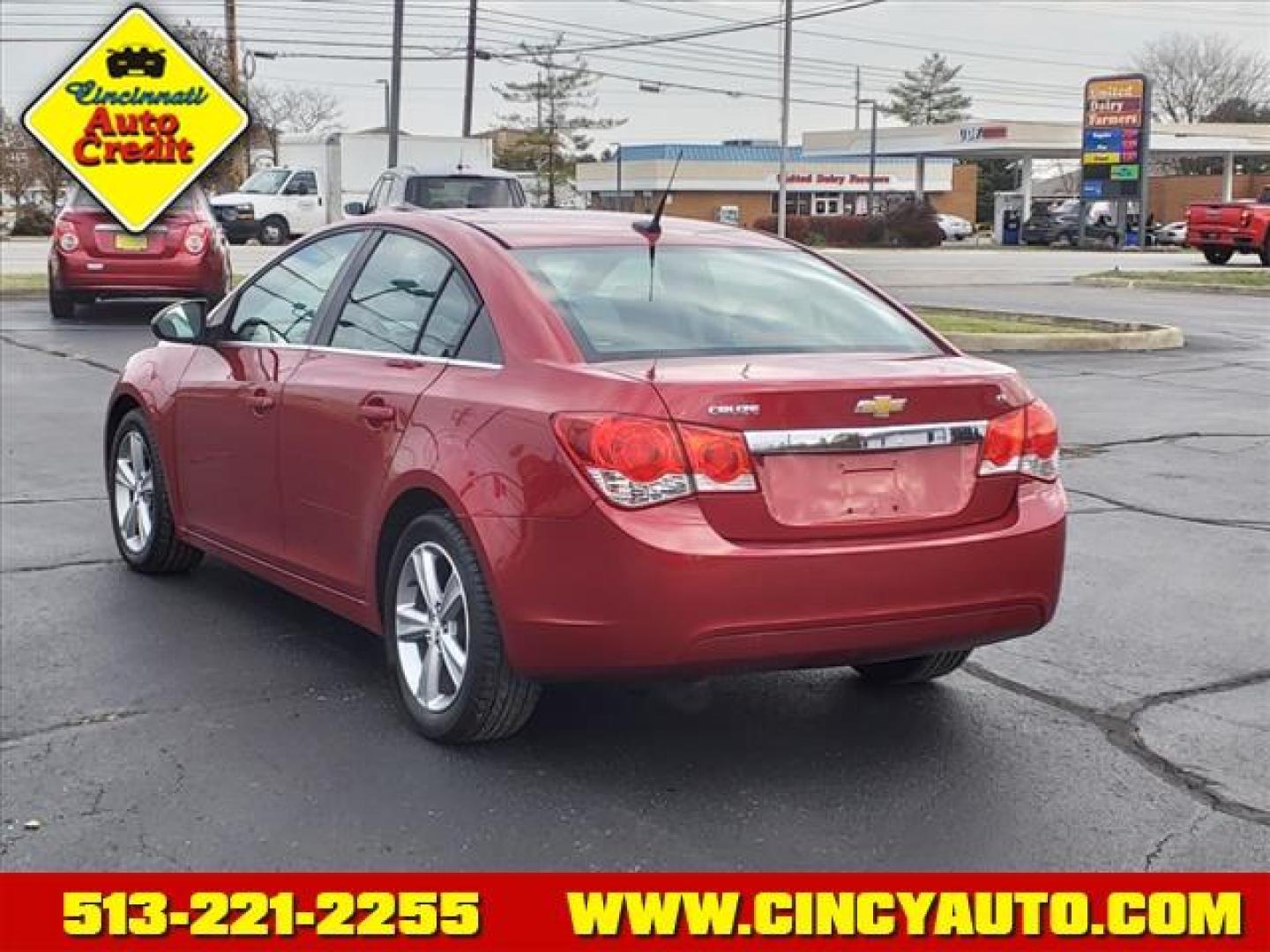 2014 Crystal Red Tintcoat Gbe Chevrolet Cruze 2LT Auto (1G1PE5SB4E7) with an 1.4L Ecotec 1.4L Turbo I4 138hp 148ft. lbs. Sequential Multiport Fuel Injection engine, 6-Speed Shiftable Automatic transmission, located at 5489 Dixie Highway, Fairfield, OH, 45014, (513) 221-2255, 39.333084, -84.523834 - Photo#2