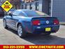 2007 Vista Blue Clearcoat Metallic G9 Ford Mustang V6 Deluxe (1ZVHT80N875) with an 4.0L 4.0L V6 210hp 240ft. lbs. Fuel Injected engine, 5-Speed Automatic transmission, located at 2813 Gilbert Avenue, Cincinnati, OH, 45206, (513) 221-2255, 39.130219, -84.489189 - Photo#2