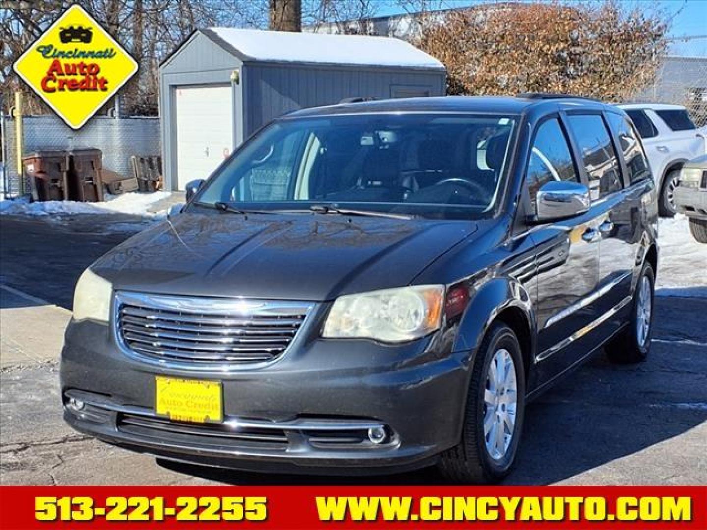 2012 Dark Charcoal Pearl Coat Pav Chrysler Town and Country Touring-L (2C4RC1CG4CR) with an 3.6L Pentastar 3.6L Flex Fuel V6 283hp 260ft. lbs. Sequential Multiport Fuel Injection engine, 6-Speed Shiftable Automatic transmission, located at 2813 Gilbert Avenue, Cincinnati, OH, 45206, (513) 221-2255, 39.130219, -84.489189 - Photo#0