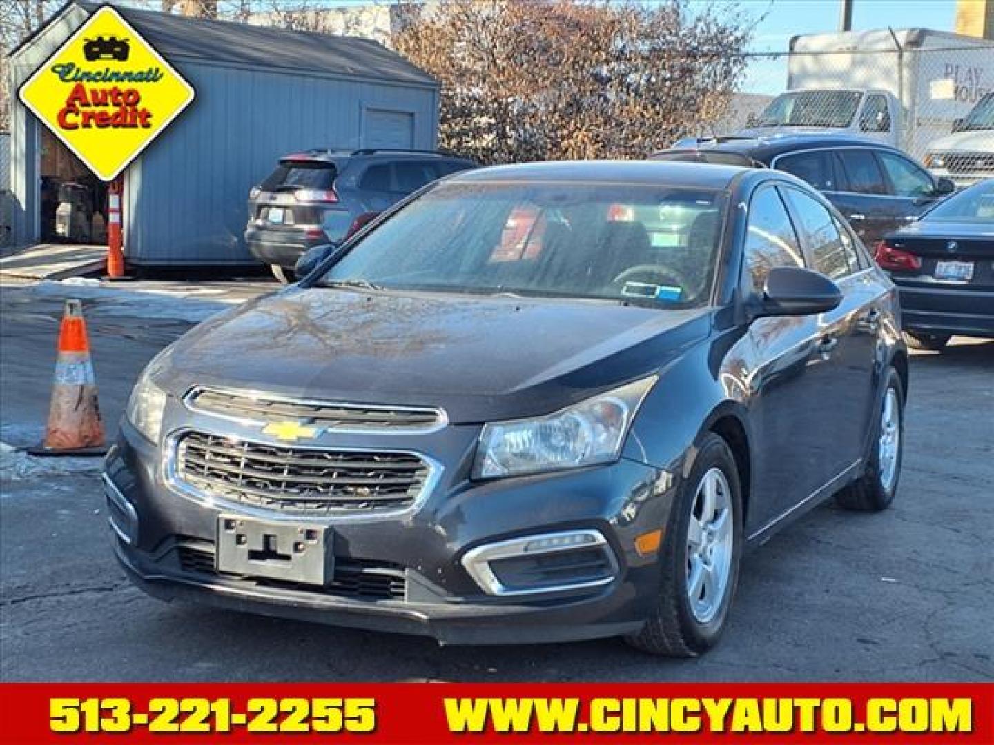 2015 Blue Ray Metallic Gxh Chevrolet Cruze 1LT Auto (1G1PC5SB5F7) with an 1.4L Ecotec 1.4L Turbo I4 138hp 148ft. lbs. Sequential Multiport Fuel Injection engine, 6-Speed Shiftable Automatic w/Overdrive transmission, located at 2813 Gilbert Avenue, Cincinnati, OH, 45206, (513) 221-2255, 39.130219, -84.489189 - Photo#0