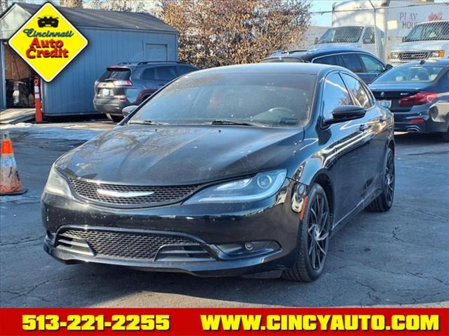 2015 Black Clear Coat Px8 Chrysler 200 S (1C3CCCBG2FN) with an 3.6L 3.6L V6 295hp 262ft. lbs. Sequential Multiport Fuel Injection engine, 9-Speed Shiftable Automatic transmission, located at 2813 Gilbert Avenue, Cincinnati, OH, 45206, (513) 221-2255, 39.130219, -84.489189 - Photo#0