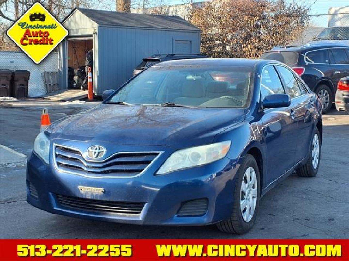 2010 Blue Ribbon Metallic 8t5 Toyota Camry LE (4T4BF3EK1AR) with an 2.5L 2.5L I4 169hp 167ft. lbs. Sequential Electronic Fuel Injection engine, 6-Speed Shiftable Automatic transmission, located at 2813 Gilbert Avenue, Cincinnati, OH, 45206, (513) 221-2255, 39.130219, -84.489189 - Photo#0