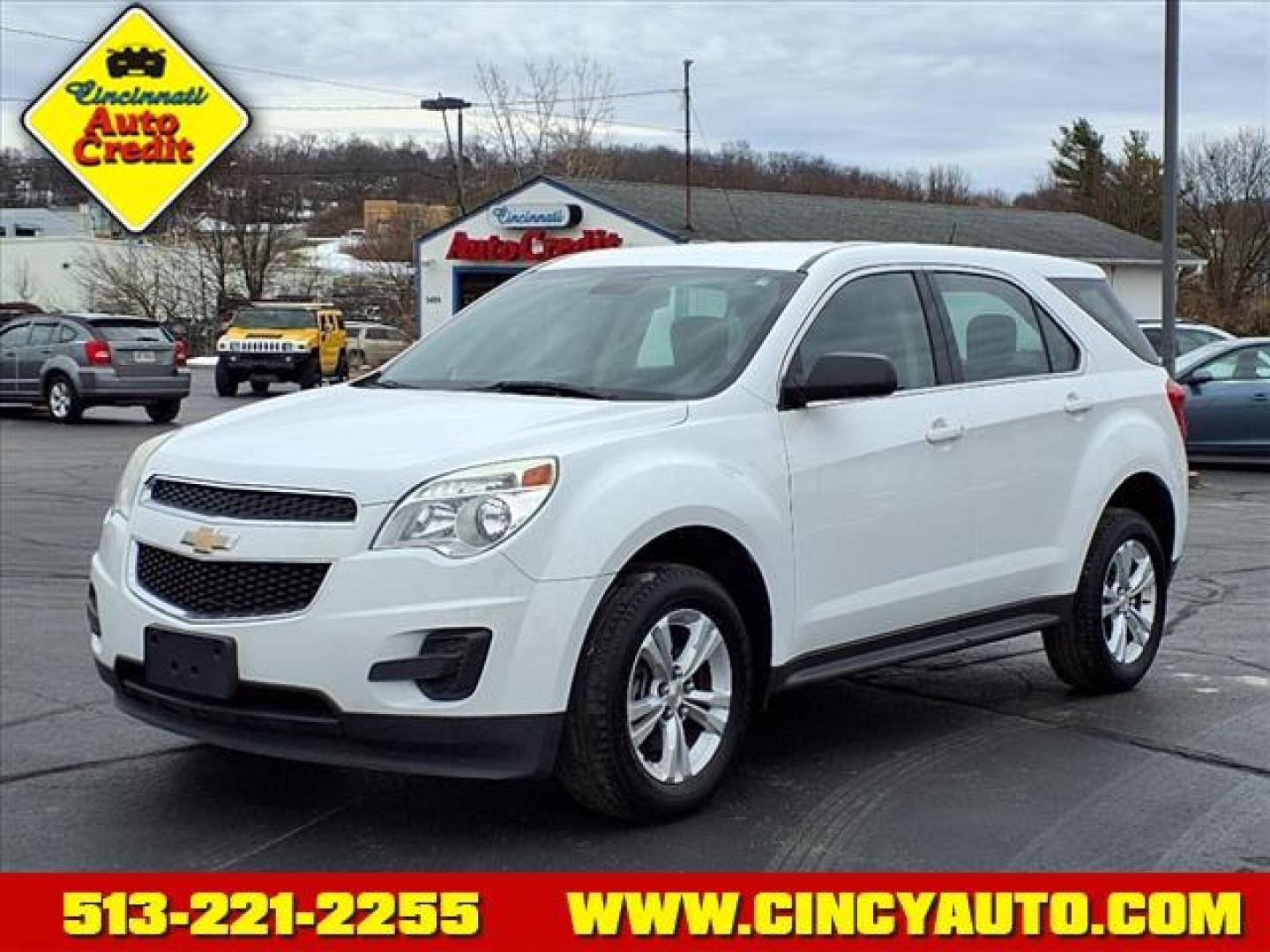 2015 Summit White Gaz Chevrolet Equinox LS (2GNFLEEK1F6) with an 2.4L 2.4L I4 182hp 172ft. lbs. Direct Injection engine, 6-Speed Shiftable Automatic transmission, located at 5489 Dixie Highway, Fairfield, OH, 45014, (513) 221-2255, 39.333084, -84.523834 - Photo#0