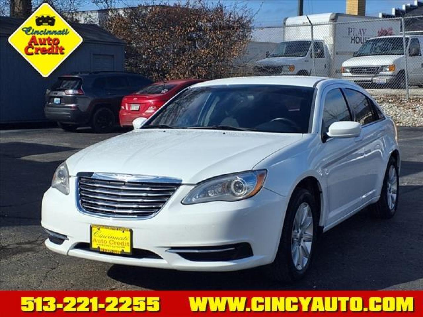 2013 Bright White Clear Coat Pw7 Chrysler 200 Touring (1C3CCBBB3DN) with an 2.4L 2.4L I4 173hp 166ft. lbs. Sequential Multiport Fuel Injection engine, 6-Speed Shiftable Automatic transmission, located at 2813 Gilbert Avenue, Cincinnati, OH, 45206, (513) 221-2255, 39.130219, -84.489189 - Photo#0