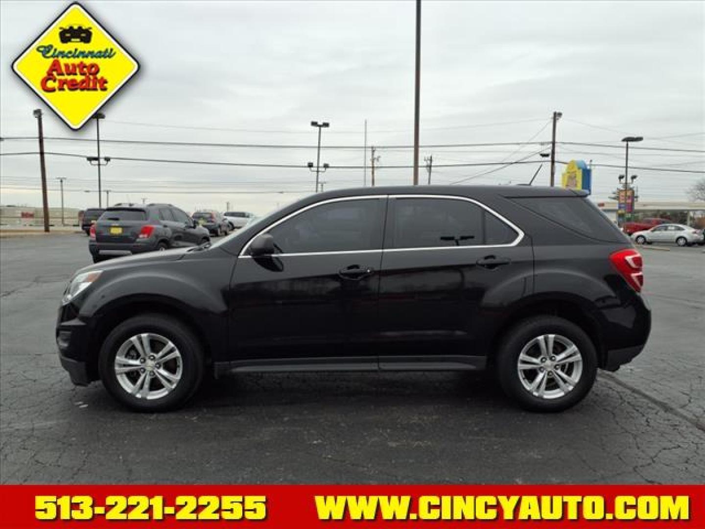 2016 Black Gba Chevrolet Equinox LS (2GNALBEKXG1) with an 2.4L Ecotec 2.4L I4 182hp 172ft. lbs. Direct Injection engine, 6-Speed Shiftable Automatic transmission, located at 5489 Dixie Highway, Fairfield, OH, 45014, (513) 221-2255, 39.333084, -84.523834 - Photo#1