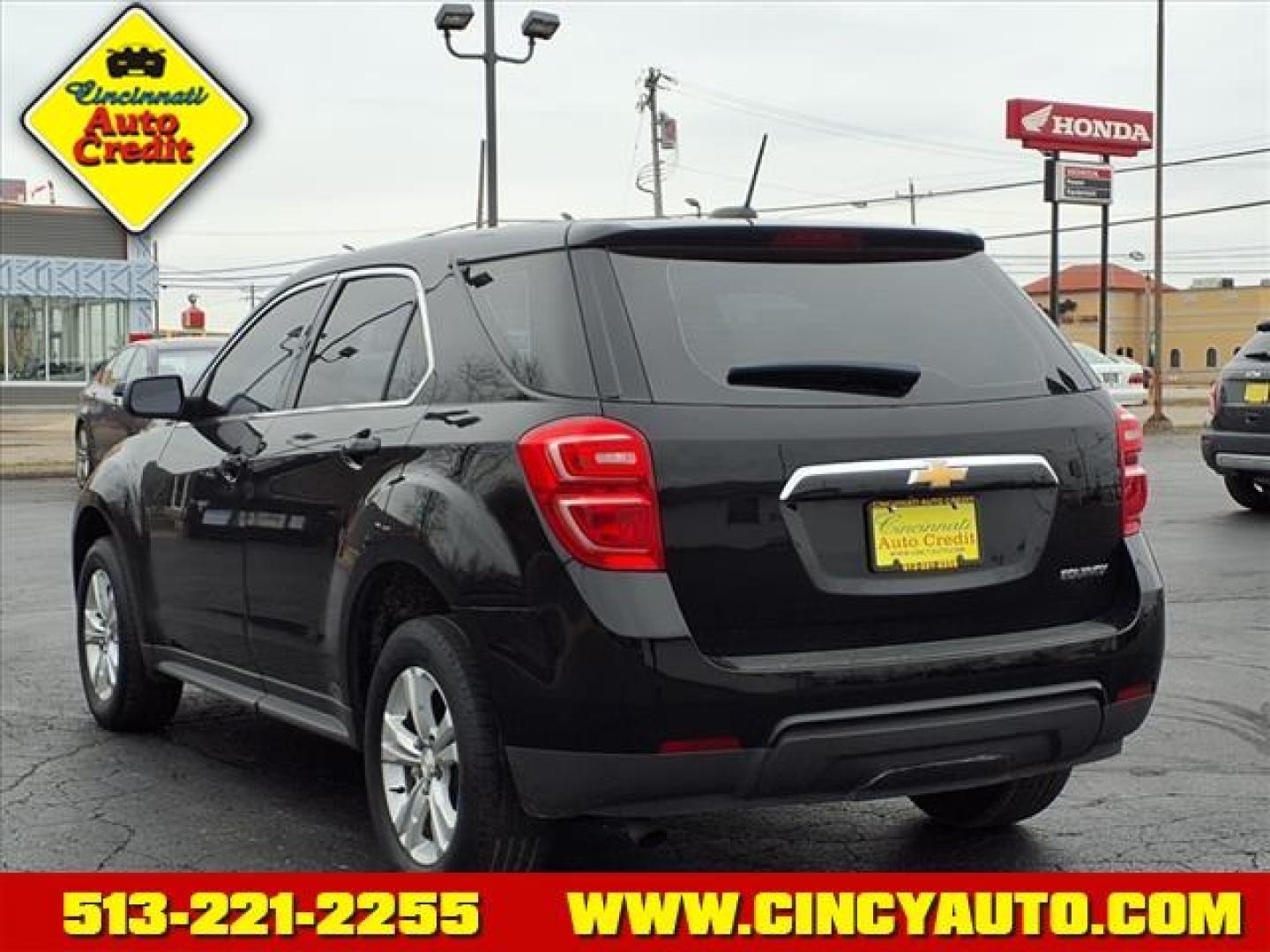 2016 Black Gba Chevrolet Equinox LS (2GNALBEKXG1) with an 2.4L Ecotec 2.4L I4 182hp 172ft. lbs. Direct Injection engine, 6-Speed Shiftable Automatic transmission, located at 5489 Dixie Highway, Fairfield, OH, 45014, (513) 221-2255, 39.333084, -84.523834 - Photo#2