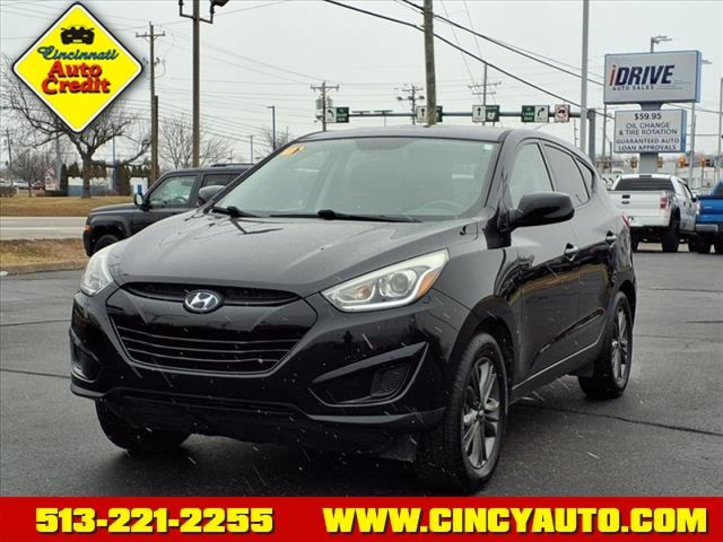 2015 Ash Black Tcm Hyundai TUCSON GLS (KM8JTCAF5FU) with an 2.0L 2.0L I4 164hp 151ft. lbs. Direct Injection engine, 6-Speed Shiftable Automatic transmission, located at 5489 Dixie Highway, Fairfield, OH, 45014, (513) 221-2255, 39.333084, -84.523834 - Photo#0